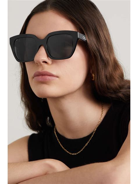 celine black sunglasses|oversized celine sunglasses.